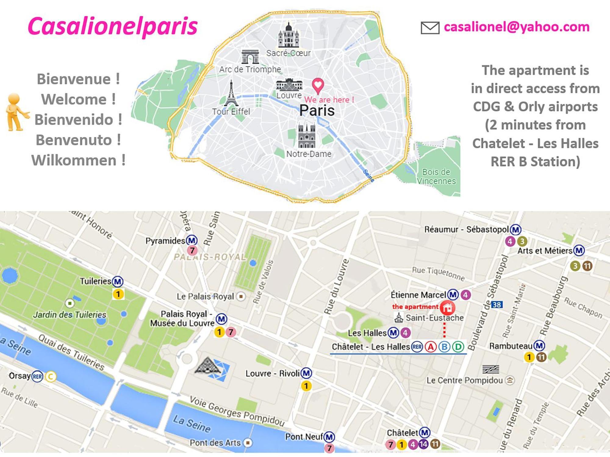 Casalionelparis : Your Home In The Heart Of Paryż Zewnętrze zdjęcie